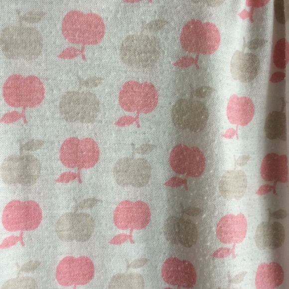 🎉HP🎉 Vintage Poema Y2K Women’s Petite Feminine Lace & Apple Printed Top - Picture 7 of 7